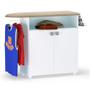 Imagem de Tábua de Passar Roupa Multiuso Gabinete Bianca Max 2 Portas Branco - Desk Design