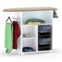 Imagem de Tábua de Passar Roupa Multiuso Gabinete Mariana 01 Porta Branco - Desk Design