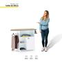 Imagem de Tábua de Passar Roupa Multiuso Gabinete Mariana 01 Porta Branco - Desk Design