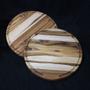 Imagem de Tábua de Queijo e Frios - Redonda 30 cm - Hobby Wood - (Ref 039-B)