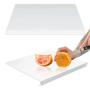 Imagem de Tábua Em Acrílico Transparente Antiderrapante Para Cortes de Alimentos Suporte Pia Cozinha