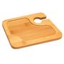Imagem de Tábua Para Aperitivos Individual com Suporte Para Copo TopGet