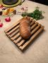 Imagem de Tabua para pães com migalheira - feita mão - rustica