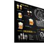 Imagem de Tabua retangular Beer Time em vidro L40xP30cm - Dynasty