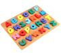 Imagem de Tabuleiro Alfabeto Em Madeira Didático Pedagógico - Dm Toys