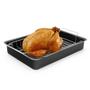 Imagem de Tabuleiro Assadeira de Frango Alta Antiaderente Teflon 40 x 28 cm com Grade 2 em 1