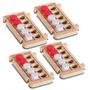 Imagem de Tabuleiro de Contas Ten Frame hand2mind com RekenRods de Espuma para Crianças