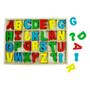 Imagem de Tabuleiro Didatico Aprenda Brincando Letras 6496 - Dm Toy