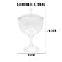 Imagem de Taça Americana Flor-de-Lis Com Tampa - 1,150 ml  - 1 unidade - Rizzo