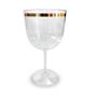 Imagem de Taça Borda Dourada Vinho Água Licor Gin 600Ml Transparente
