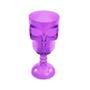 Imagem de Taça Cálice Plástica Caveira Roxo 382Ml Halloween Cromus