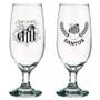 Imagem de Taca cerveja floripa 300 ml santos luva com 2 (7898919013531)