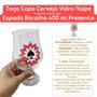 Imagem de Taça Copo Cerveja Vidro Naipe Espada 400Ml + Presente
