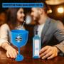 Imagem de Taça Copo Gin Drinks Coquetéis Bebidas 580ml Festa Time Grêmio Azul Oficial