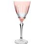 Imagem de Taça Cristal Lapidada Agua Vinho Rosa 250ml Bohemia