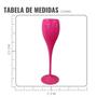 Imagem de Taça de Champanhe Acrílico Rosa Brut 120mL