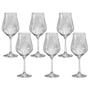 Imagem de Taça de Cristal Bohemia 450 ml Tulipa Optic 6 Peças