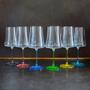 Imagem de Taça de Cristal Bohemia 560 ml Colorida Xtra 6 Peças