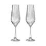 Imagem de Taça de Cristal Bohemia Para Champanhe 170 ml Tulipa Optic 2 Peças