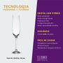 Imagem de Taça De Cristal Bohemia Para Champanhe 190 ml Helena 2 Peças