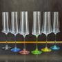 Imagem de Taça De Cristal Bohemia Para Champanhe 210 ml Vermelha Xtra 1 Peça