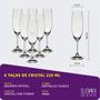 Imagem de Taça De Cristal Bohemia Para Champanhe 220 ml Anna 6 Peças