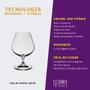 Imagem de Taça De Cristal Bohemia Para Conhaque 400 ml Roberta 2 Peças