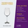 Imagem de Taça De Cristal Bohemia Para Vinho 350 ml Helena 6 Peças