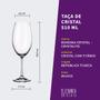 Imagem de Taça De Cristal Bohemia Para Vinho 510 ml Milvus 2 Peças