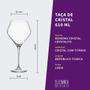 Imagem de Taça De Cristal Bohemia Para Vinho 610 Ml Loxia 1 Peça