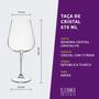 Imagem de Taça De Cristal Bohemia Para Vinho 670 Ml Ardea 1 Peça