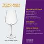 Imagem de Taça De Cristal Bohemia Para Vinho 670 Ml Ardea 2 Peças