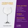 Imagem de Taça de Cristal Bohemia Para Vinho 700 ml Megan 2 Peças