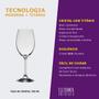 Imagem de Taça De Cristal Bohemia Para Vinho Branco 250 ml Roberta 6 Peças