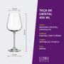 Imagem de Taça De Cristal Bohemia Vinho Branco 450 Ml Ardea 2 Peças