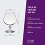 Imagem de Taça de Cristal Para Cognac 400 ml Linha Angela Bohemia
