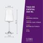 Imagem de Taça de Cristal Para Vinho Branco 360 ml Linha Xtra Bohemia