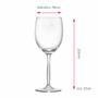 Imagem de Taça de Cristal para Vinho Branco Ritz 335ml 6 Pcs - Ruvolo