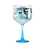 Imagem de Taça de Gin Degrade de Vidro 650ml Azul 2 Pcs