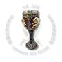 Imagem de Taça de resina - caveira com cobra