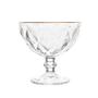 Imagem de Taça de Sobremesa em Vidro com Fio Dourado Diamond Lyor 250ml