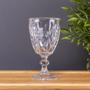 Imagem de Taça de Vidro Diamond Diamante Transparente 300ml Água Class Home