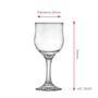 Imagem de Taça de Vinho Branco de Vidro Barcelona 240ml 6 Pcs