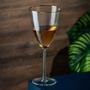 Imagem de Taça de Vinho com Borda Dourada Lines Vidro Transparente 400ml Wolff