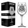 Imagem de Taça de Vinho Grande Drinks 490ml em Vidro Cristal Corinthians na Caixa - Allmix