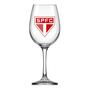 Imagem de Taça de Vinho Grande Drinks 490ml em Vidro Cristal São Paulo FC na Caixa - Allmix