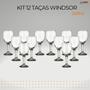 Imagem de Taça de Vinho Tinto Windsor 250ML Vidro Nadir Taças 12 Unid
