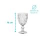 Imagem de Taça Diamond Transparente Vidro Suco Vinho Água 240ml - 2 Un