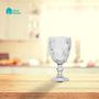 Imagem de Taça Diamond Transparente Vidro Suco Vinho Água 240ml - 3 Un