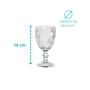 Imagem de Taça Diamond Transparente Vidro Suco Vinho Água 240ml - 3 Un